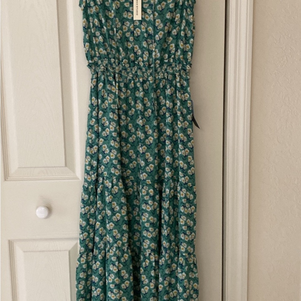 Elegant Green Maxi Dress